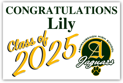 2025 Ashwaubenon With Name Personalization