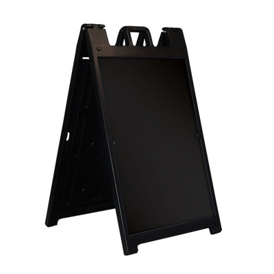 Black Deluxe A-Frame Sign